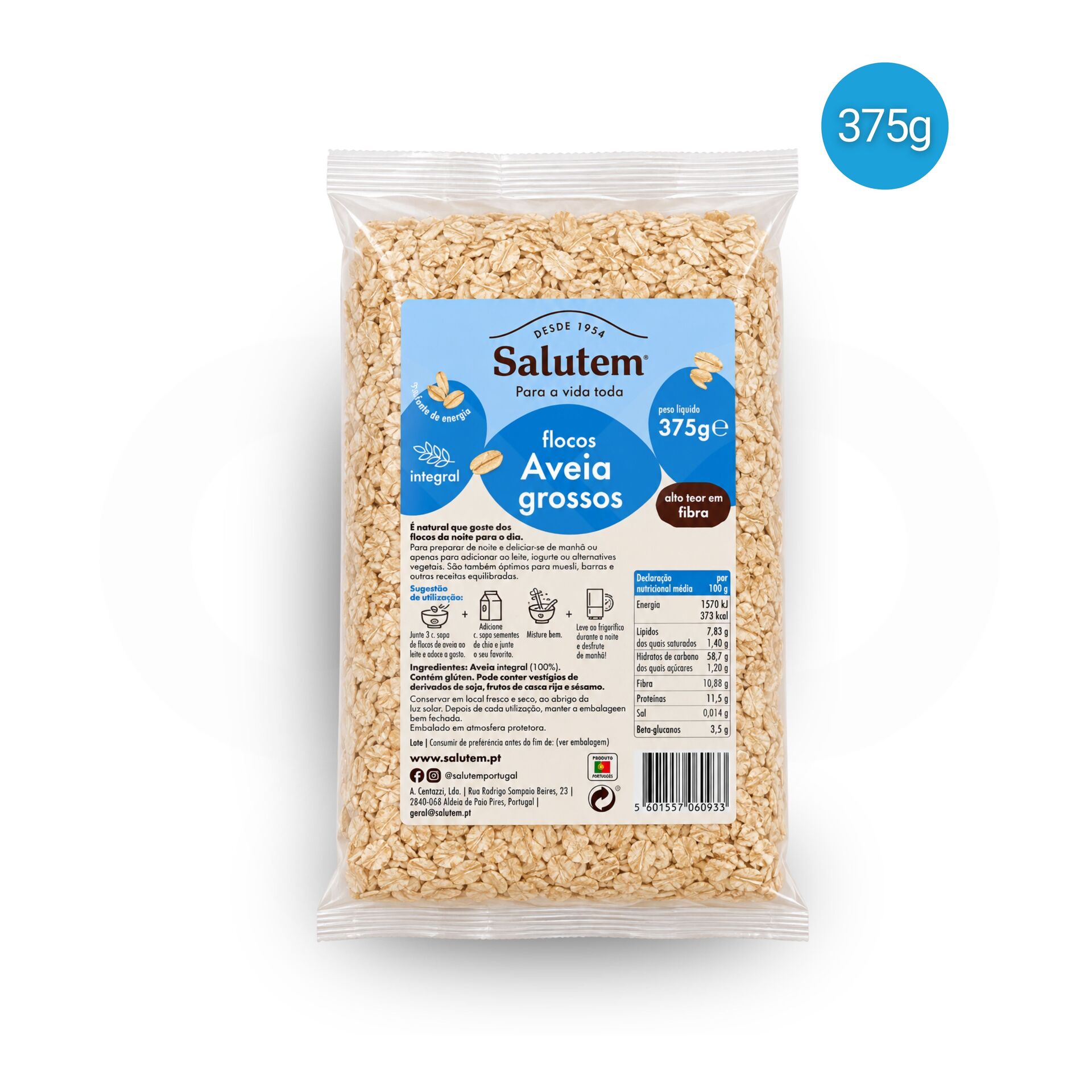 SALUTEM® Grube Platki Owsiane 375g