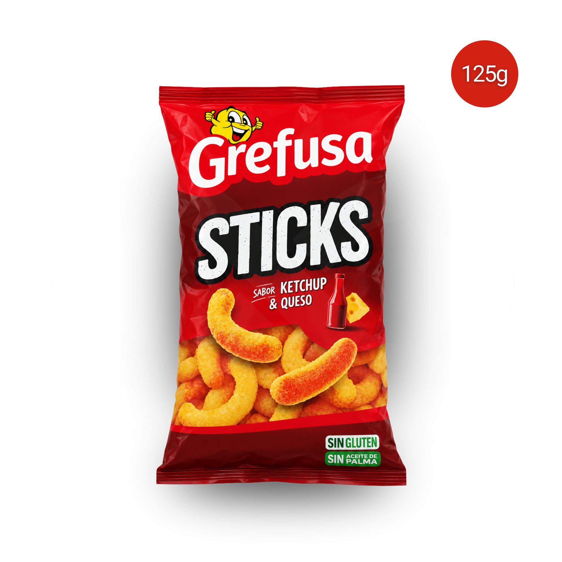 GREFUSA® Sticks Kétchup y Queso 125g