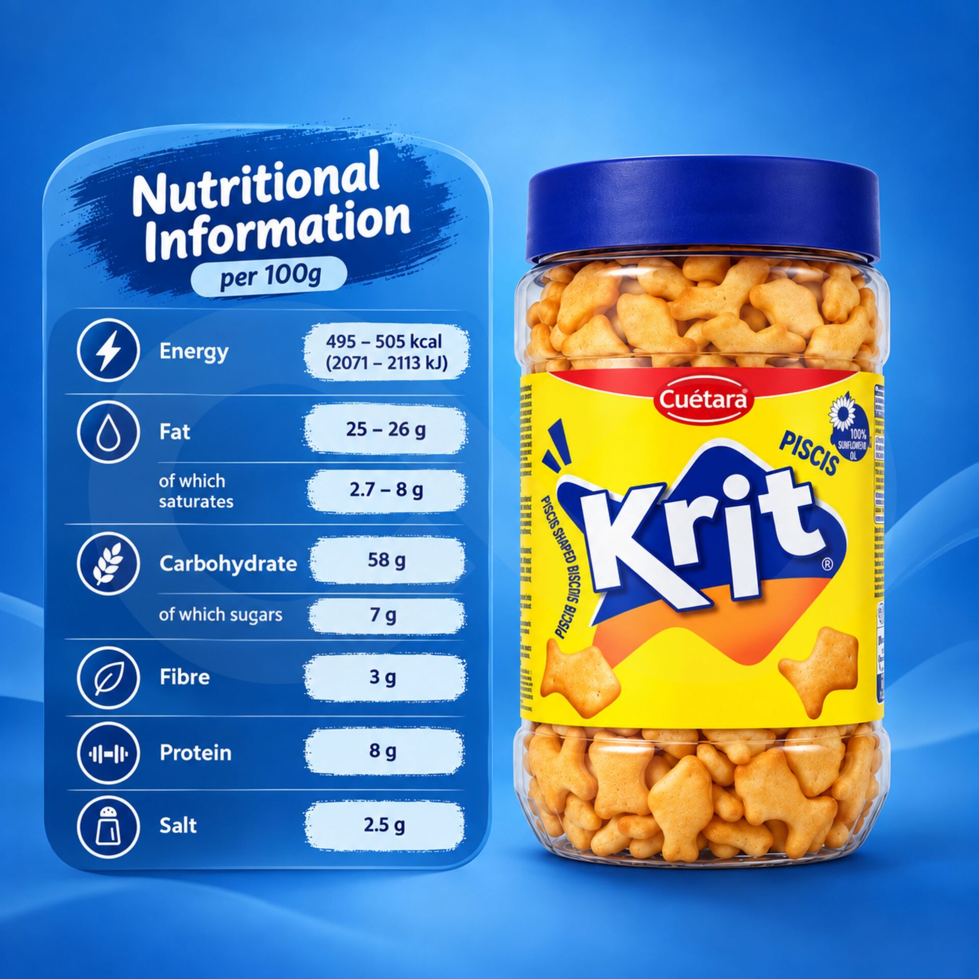 CUÉTARA® Krit Piscis 350g