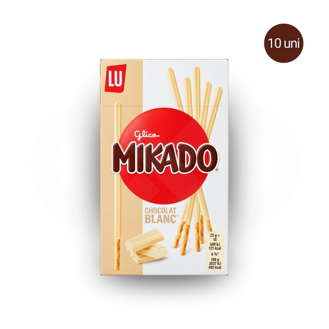 MIKADO® Chocolate Blanco 10 uni.