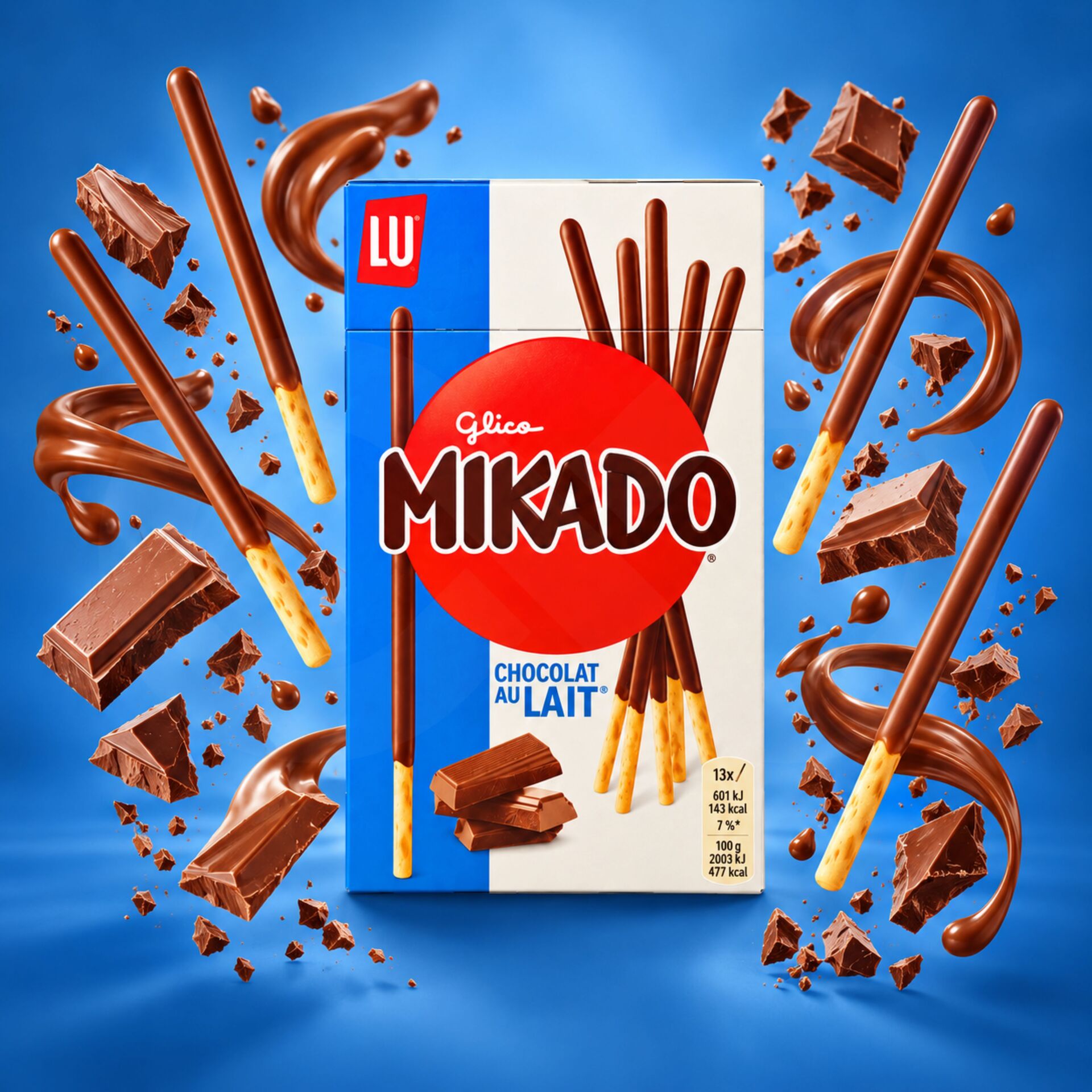 MIKADOŽ Milk Chocolate 13 pcs.