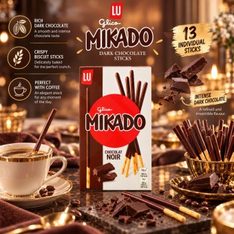 MIKADO® Gorzka Czekolada 13 szt.
