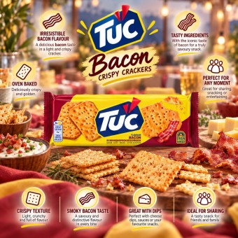 TUC� Biscuits Saveur Bacon 100g