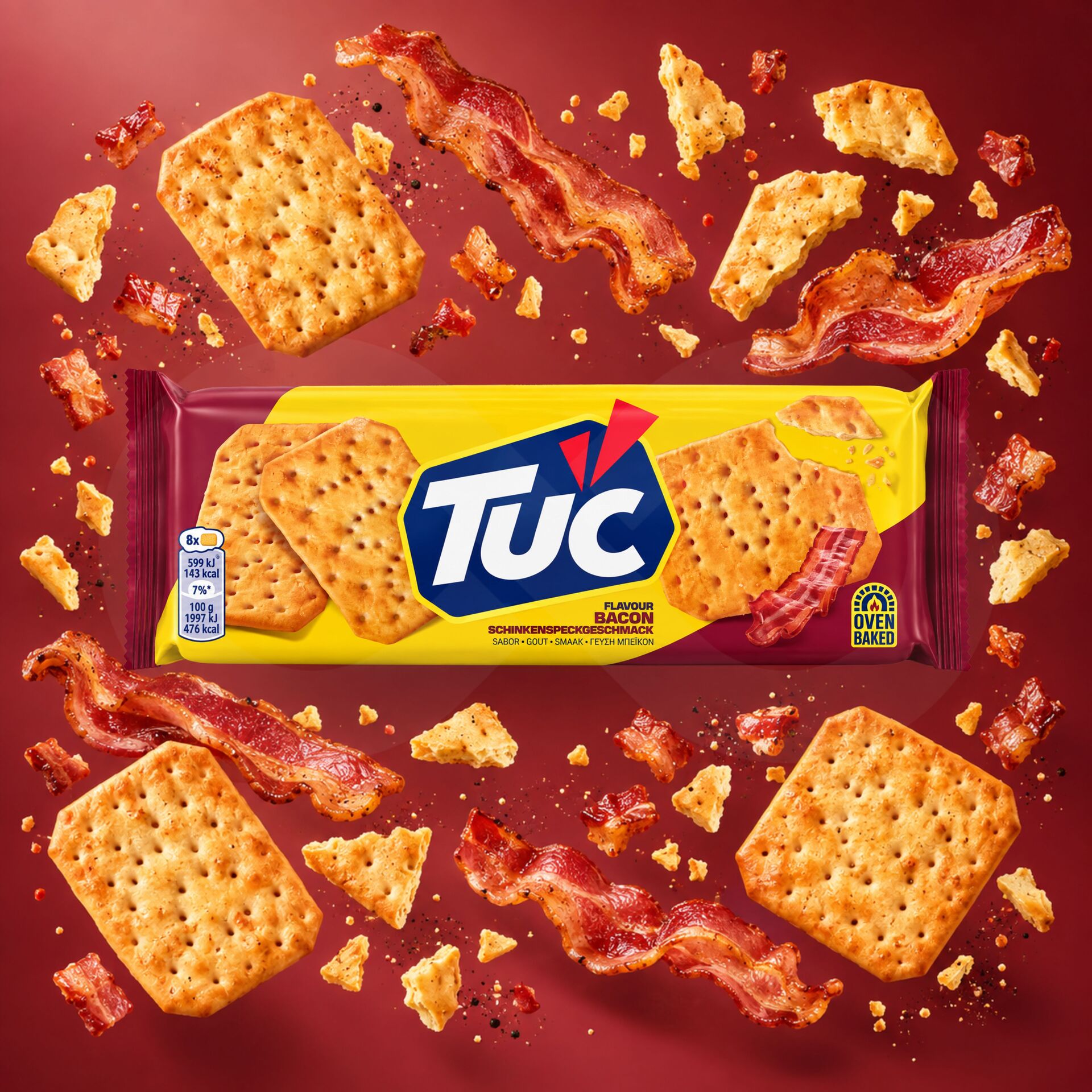 TUC® Biscuits Saveur Bacon 100g
