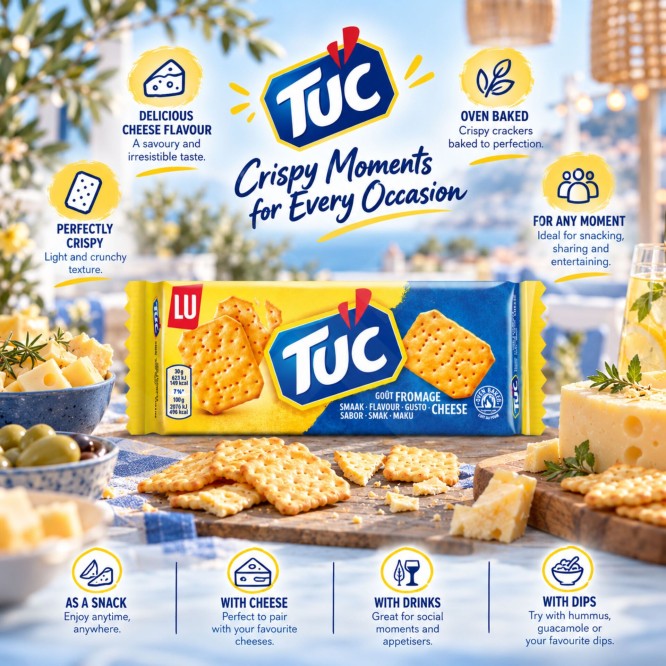 TUC� Cheese Flavour Crackers 100g