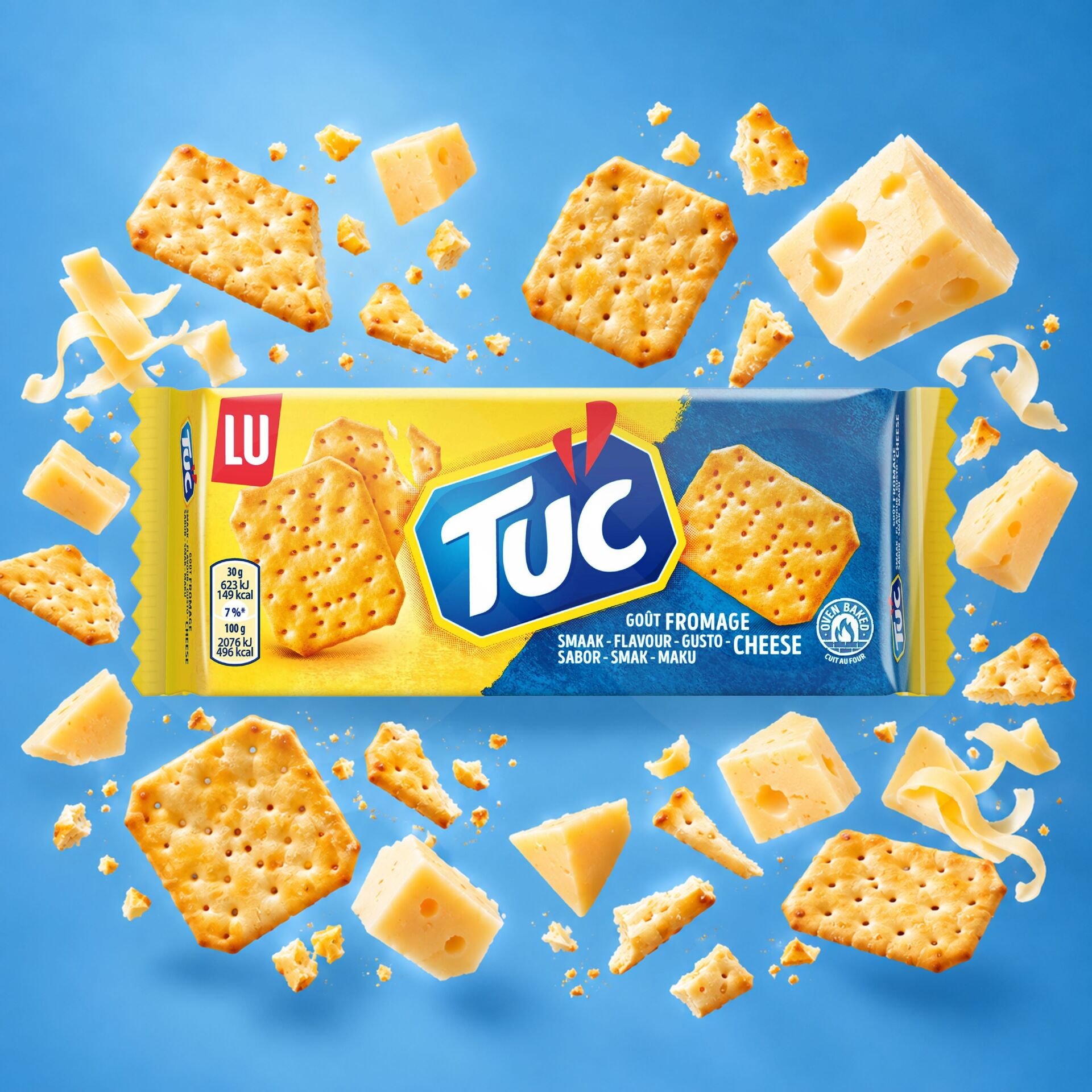 TUCŪ Cheese Flavour Crackers 100g