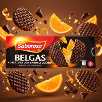 SABOROSA® Belgische Kekse mit Orangenüberzug 210gr SABOROSA® Belgische Kekse mit Orangenüberzug 210gr