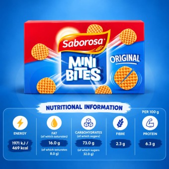 SABOROSA® Biscuits Belges Mini Bites Original 150gr