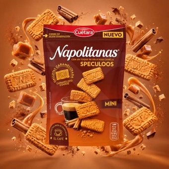 CU�TARA� Napolitanas Speculoos Canela 150gr