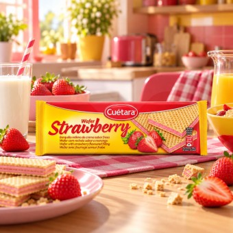 CUÉTARA® Wafer de Fresa 150gr