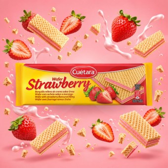 CUÉTARA® Wafer de Fresa 150gr