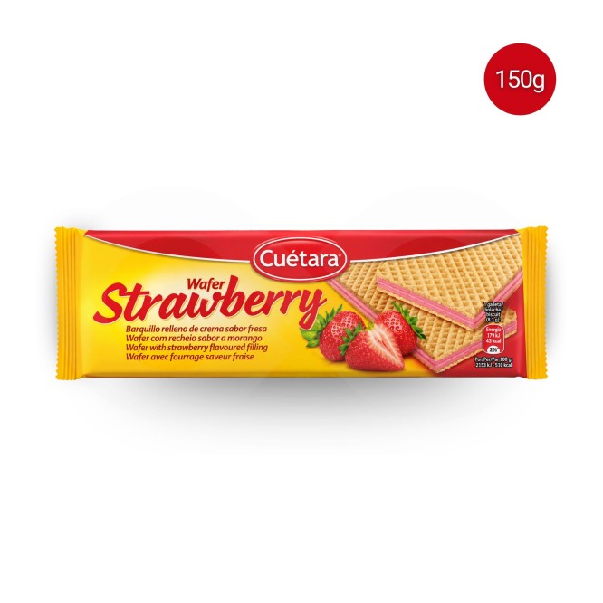 CUÉTARA® Wafer de Fresa 150gr