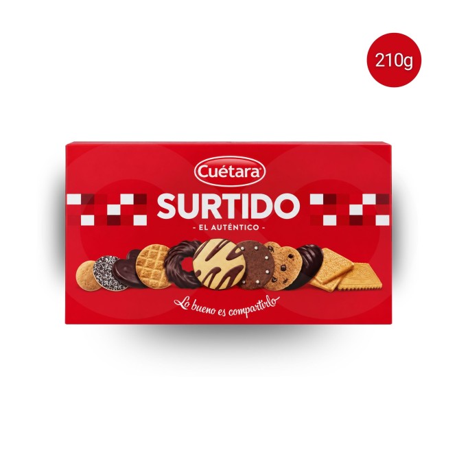 CUÉTARA® Assortimento di Biscotti 210g