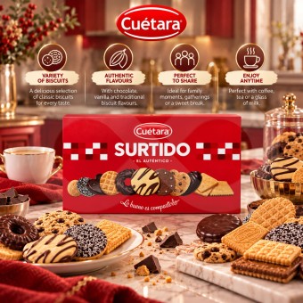 CUÉTARA® Assortimento di Biscotti 210g