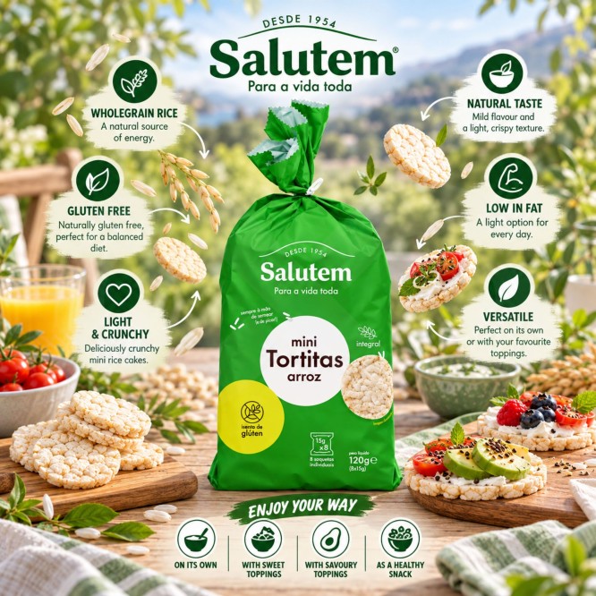 SALUTEM® Mini-Reiswaffeln 120g