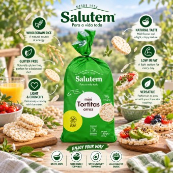 SALUTEM® Mini-Reiswaffeln 120g