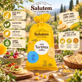 SALUTEM® Mini-Maiswaffeln 120g