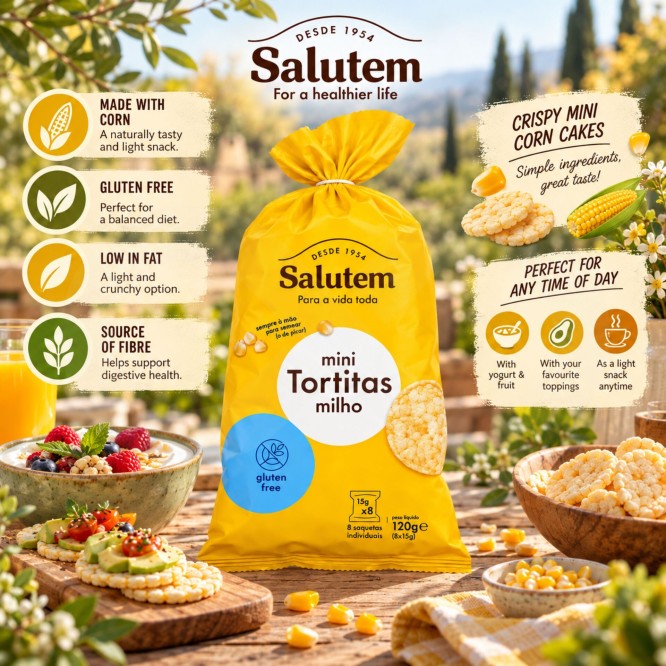SALUTEM® Mini-Maiswaffeln 120g