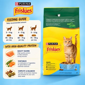 PURINA® Friskies Adult Katze Lachs 2kg