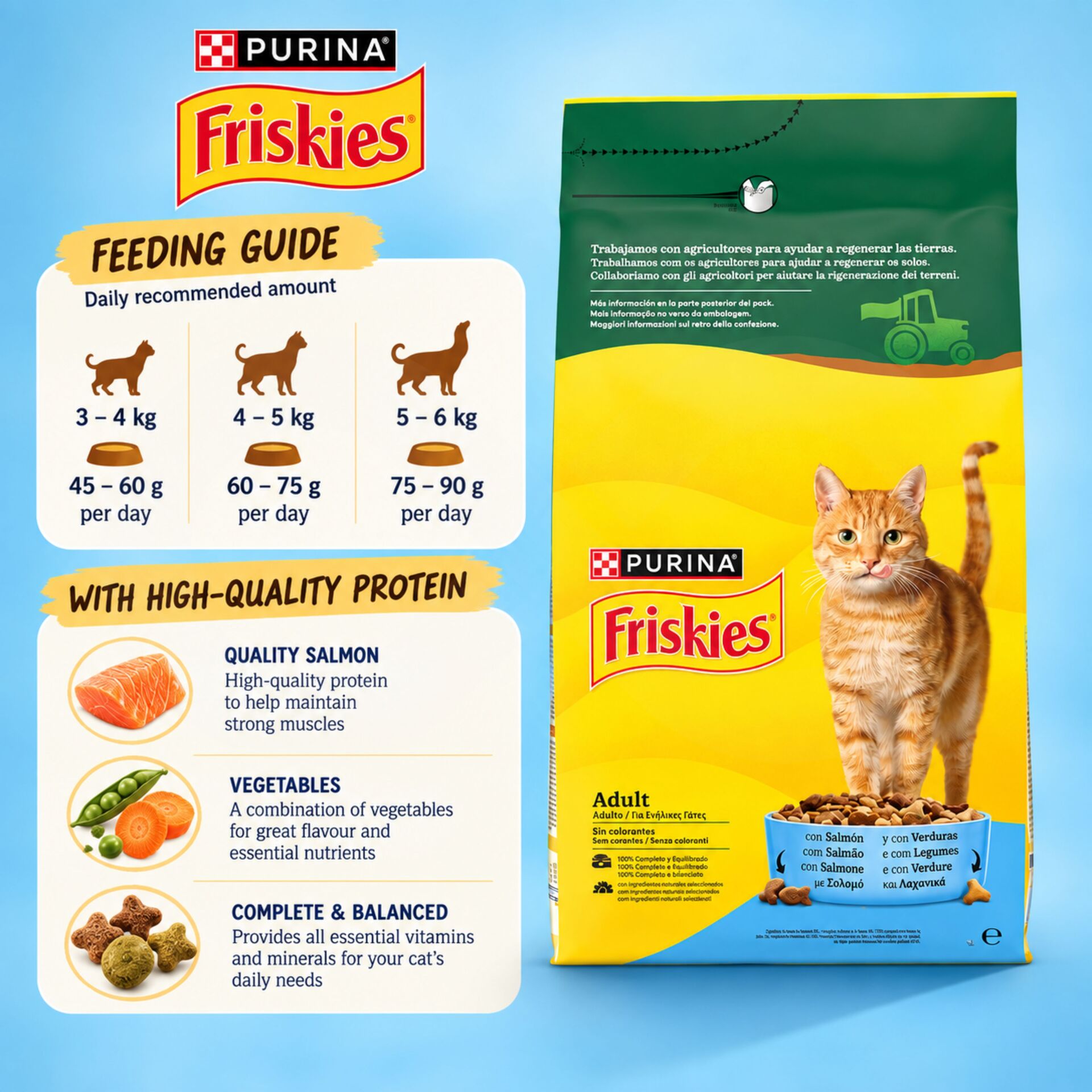 PURINA® Friskies Adult Katze Lachs 2kg