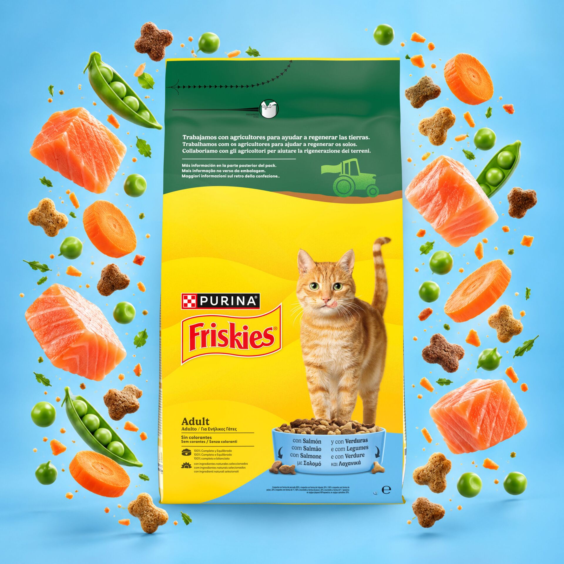 PURINA® Friskies Adult Katze Lachs 2kg