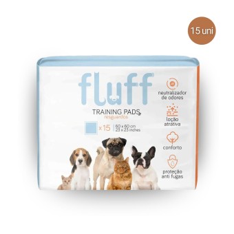 FLUFFŽ Pet Training Pads 60x60cm 15 pcs FLUFFŽ Pet Training Pads 60x60cm 15 pcs