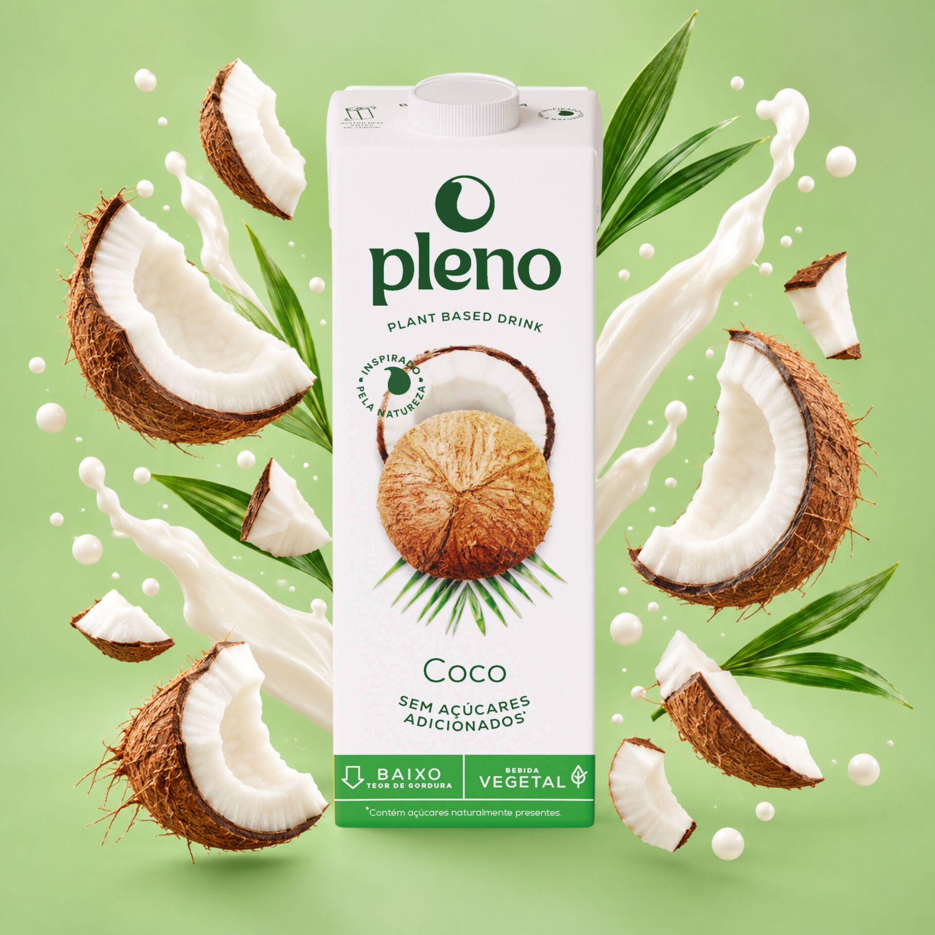 PLENO® Bebida Vegetal de Coco 1L