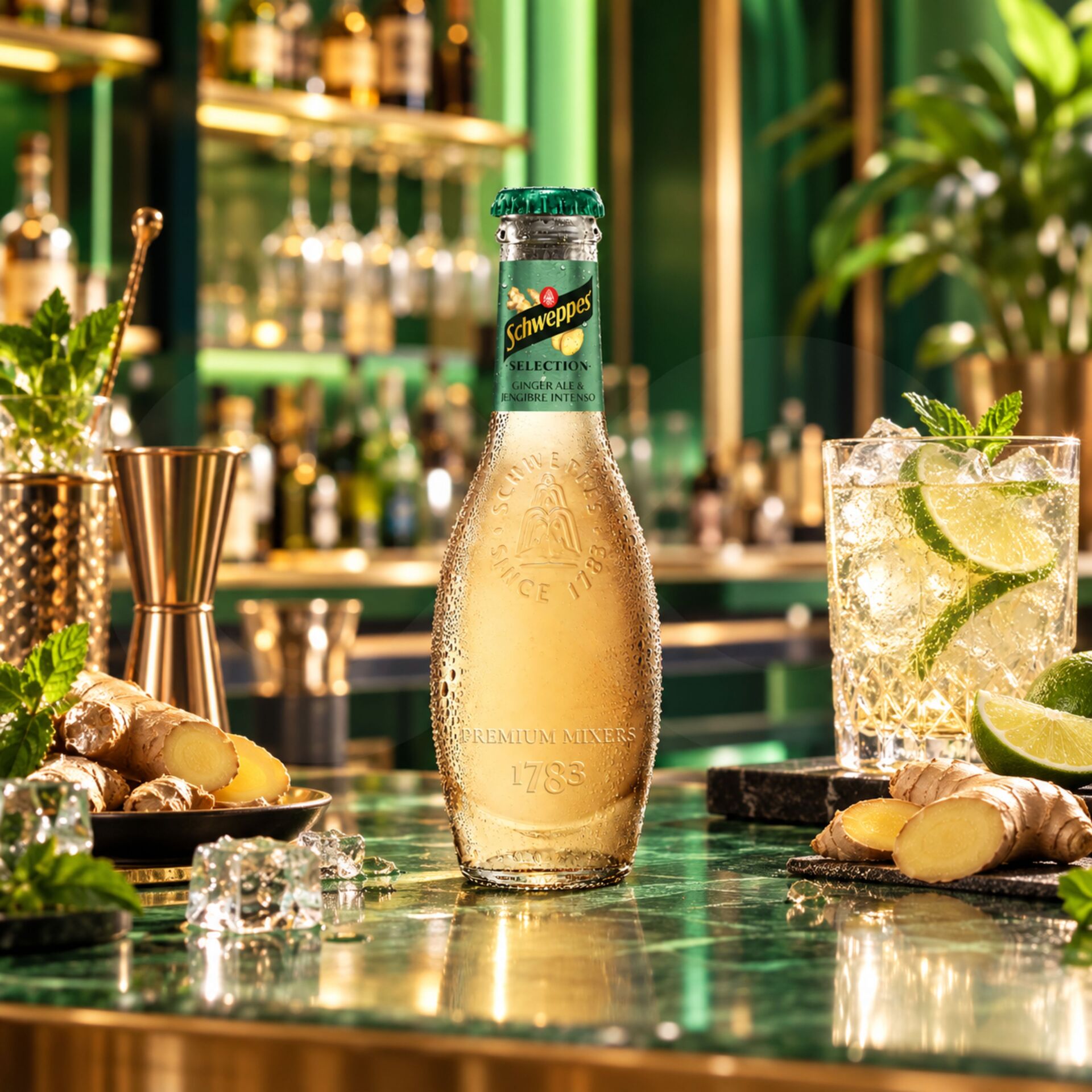 SCHWEPPES® Premium Ginger Ale und Intensiver Ingwer 200ml