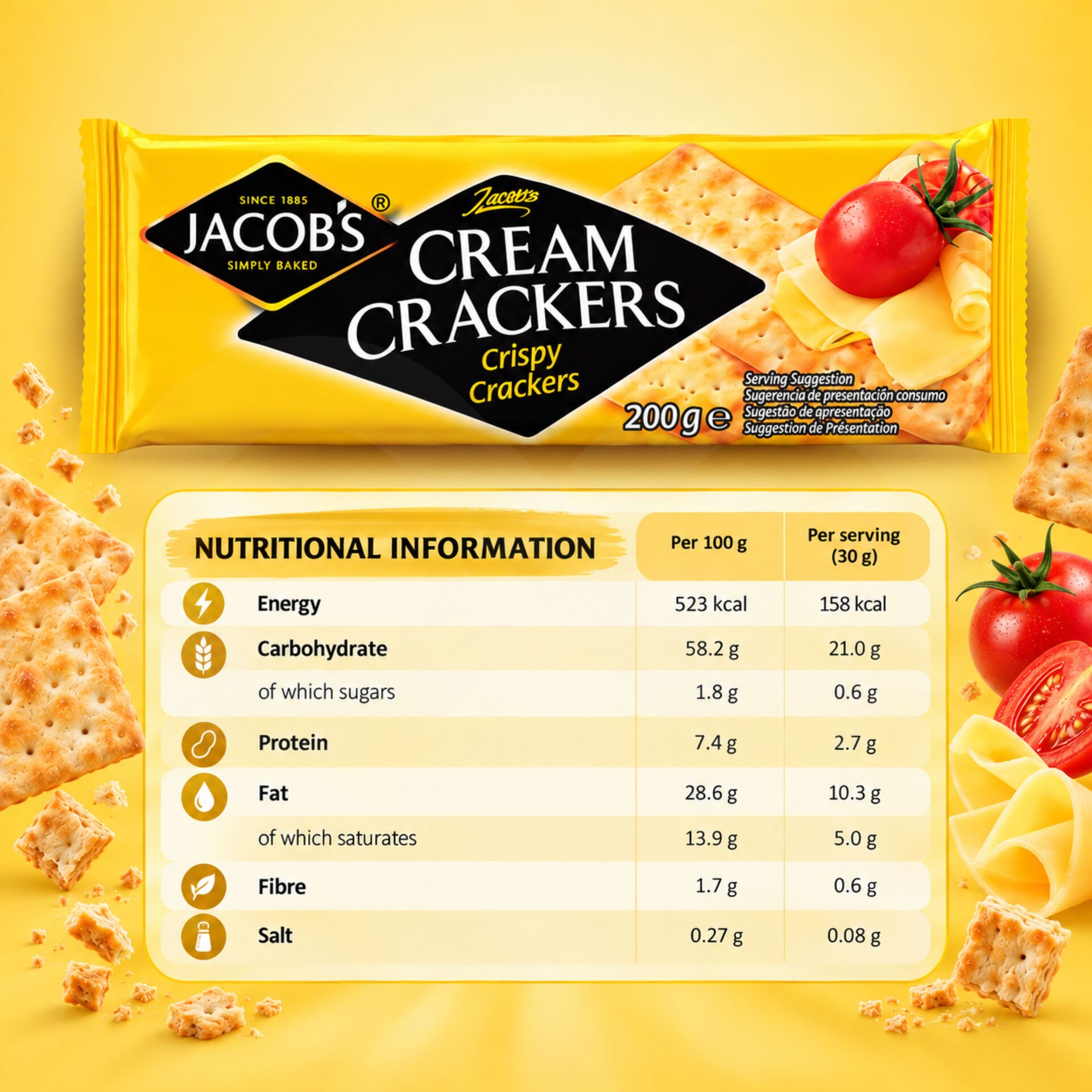 JACOBSŪ Cream Cracker 200gr