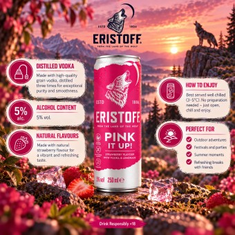 ERISTOFF® Pink It Up! 250ml
