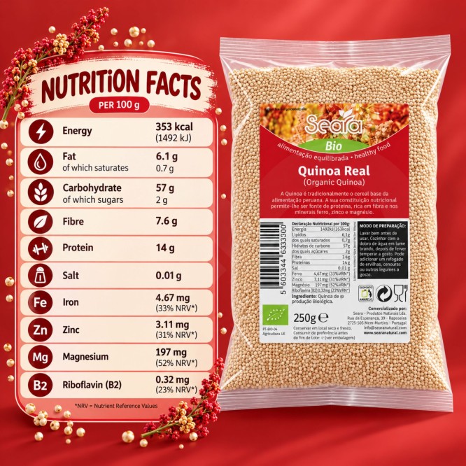 SEARA® Bio-Königsquinoa 250gr