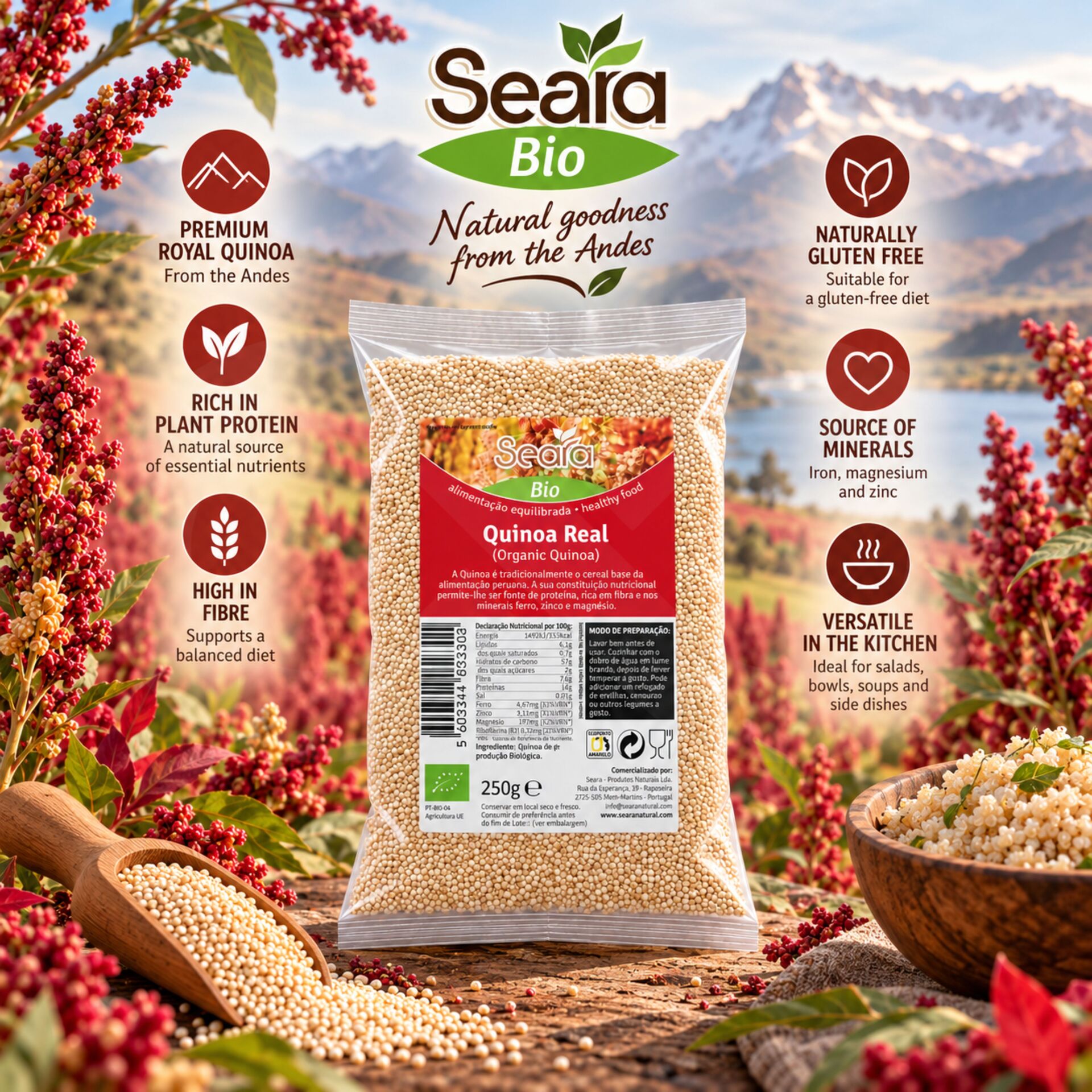 SEARA® Bio-Königsquinoa 250gr