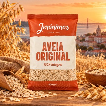 JERÓNIMOS® Haferflocken Original 100% Vollkorn 400g