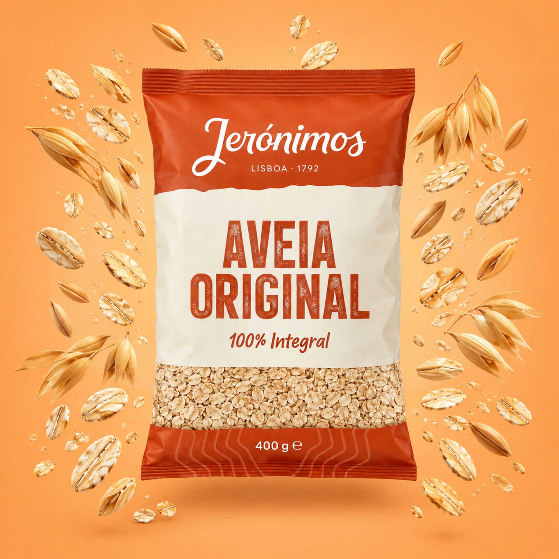 JERÓNIMOS® Haferflocken Original 100% Vollkorn 400g