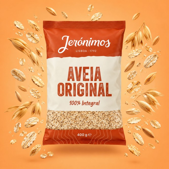 JERÓNIMOS® Haferflocken Original 100% Vollkorn 400g