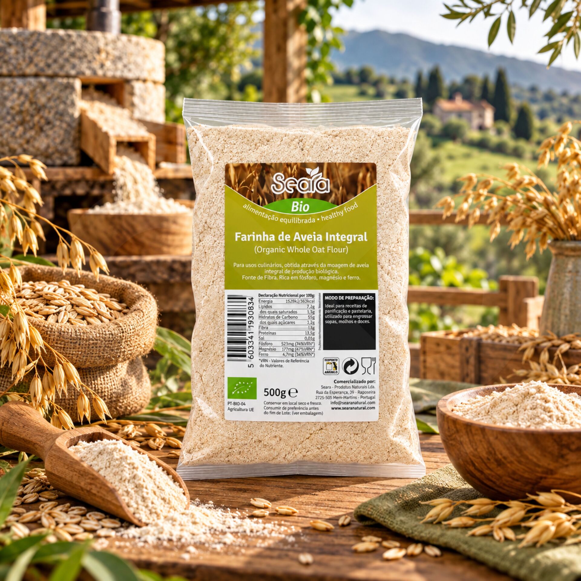 SEARA® Vollkorn-Hafermehl 500gr