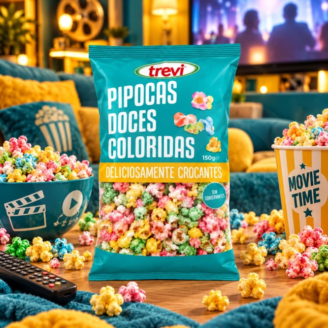 TREVIŽ Colourful Sweet Popcorn 150gr