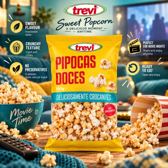 TREVI® Pop-corn Sucré 150gr