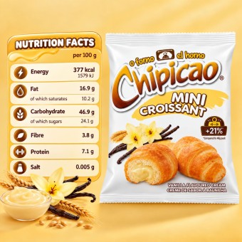 CHIPICAO� Mini Croissant Vaniglia 97g