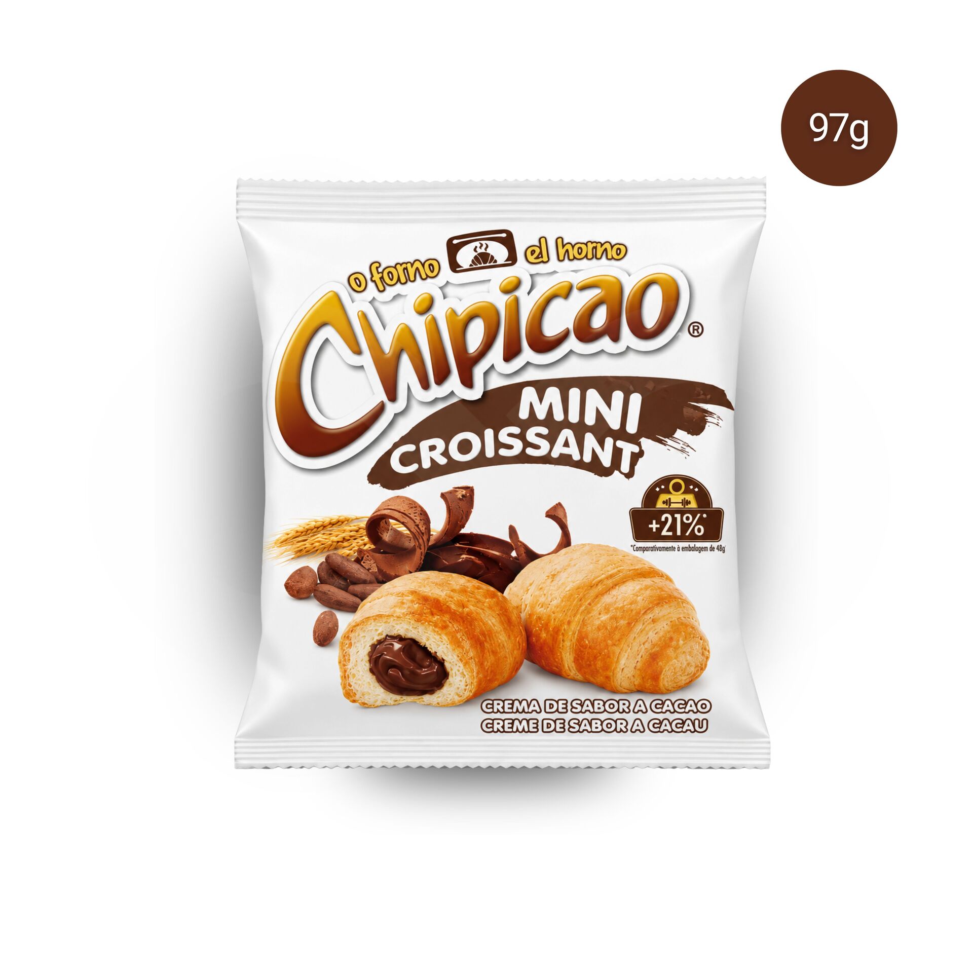 CHIPICAO® Mini Croissant Cocoa 97g