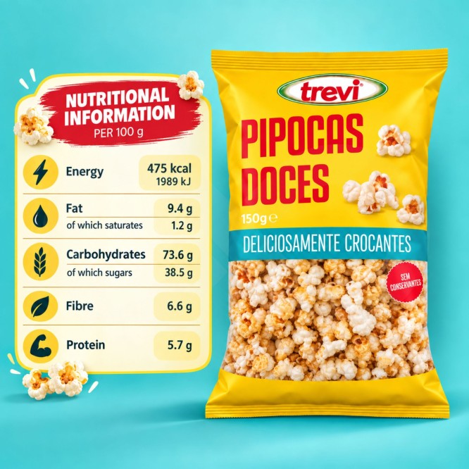 TREVI® Pop-corn Sucré 150gr