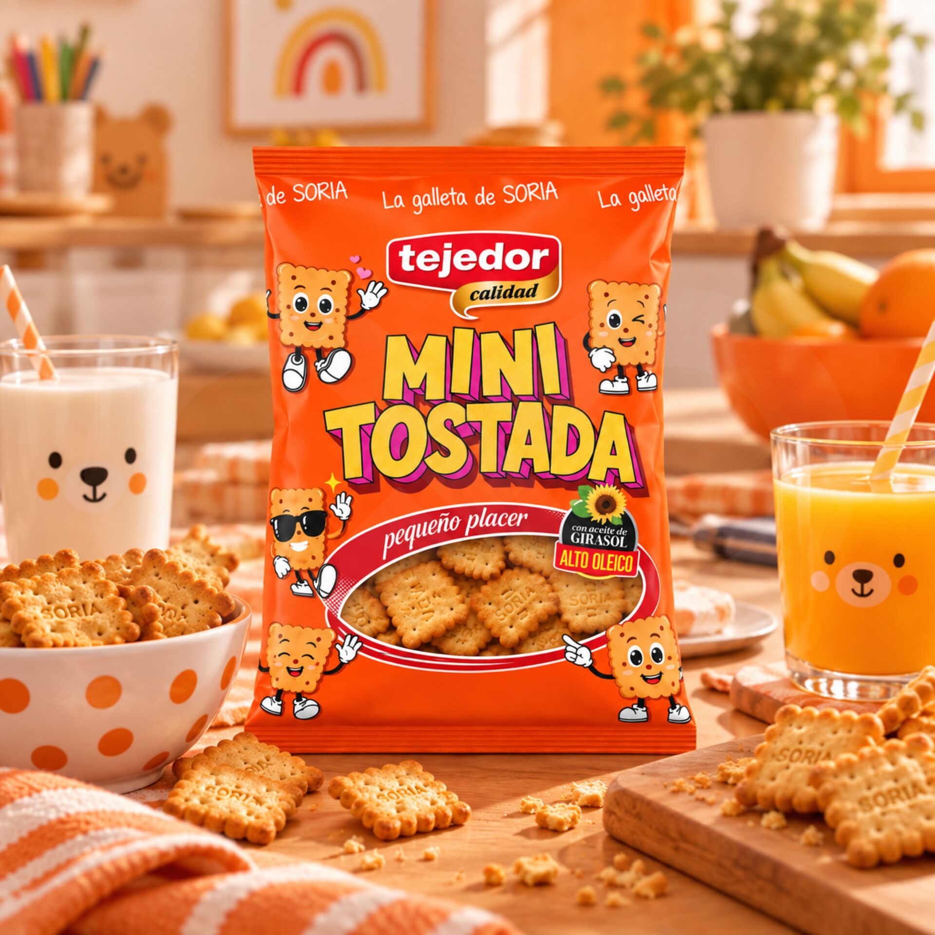 TEJEDOR® Mini Biscuits Maria Grillés 305g
