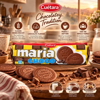 CUÉTARA® Ciastka Maria Choco 265gr