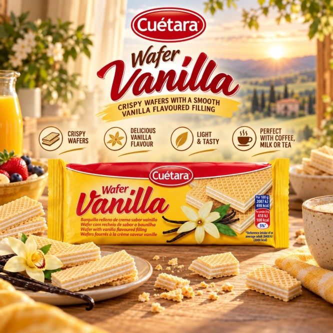 CU�TARA� Waffers Vanilla 150gr