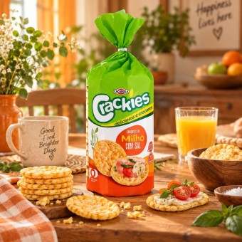 CAÇAROLA® Mais-Crackies mit Salz 130gr