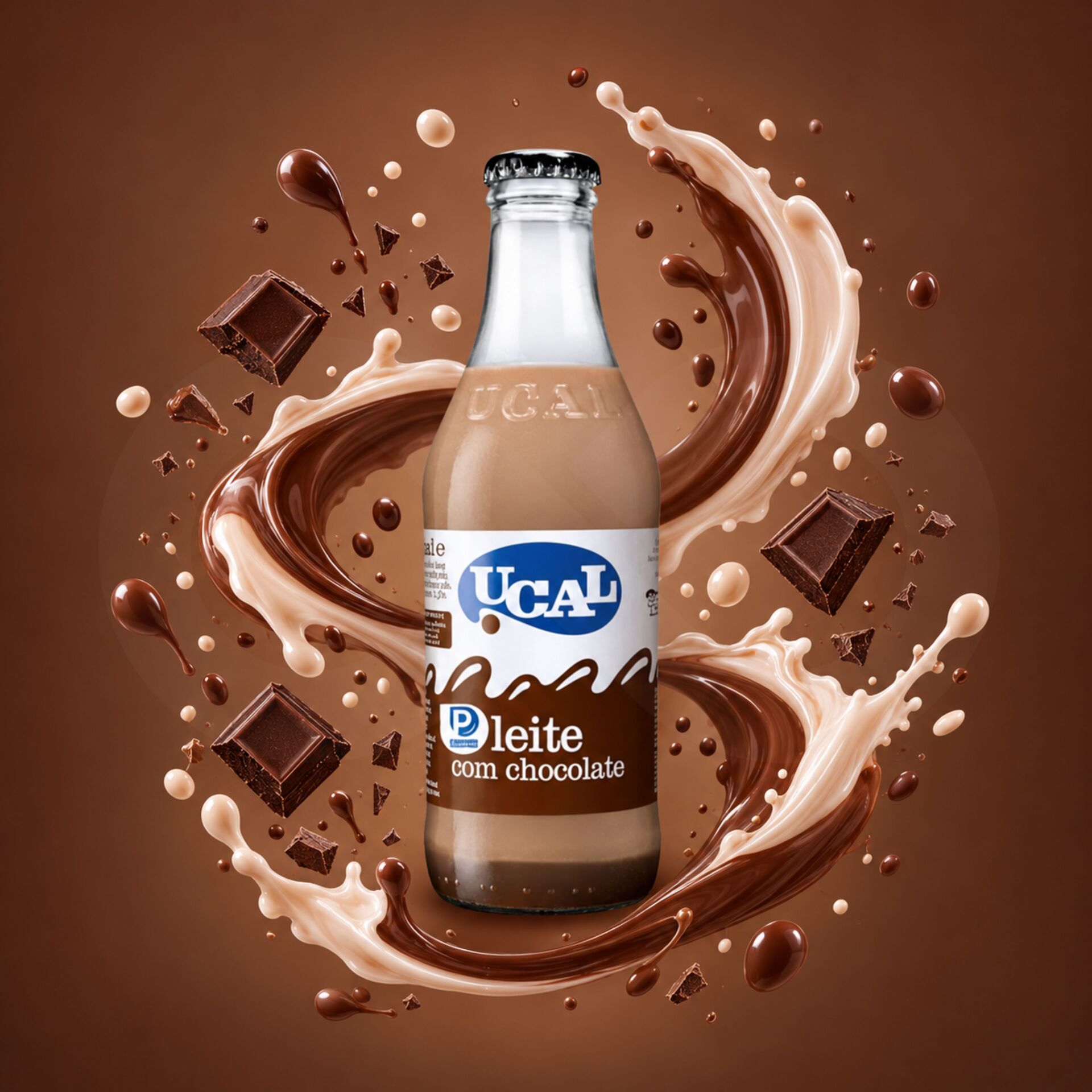 UCALŪ Semi-Skimmed Chocolate Milk 250ml
