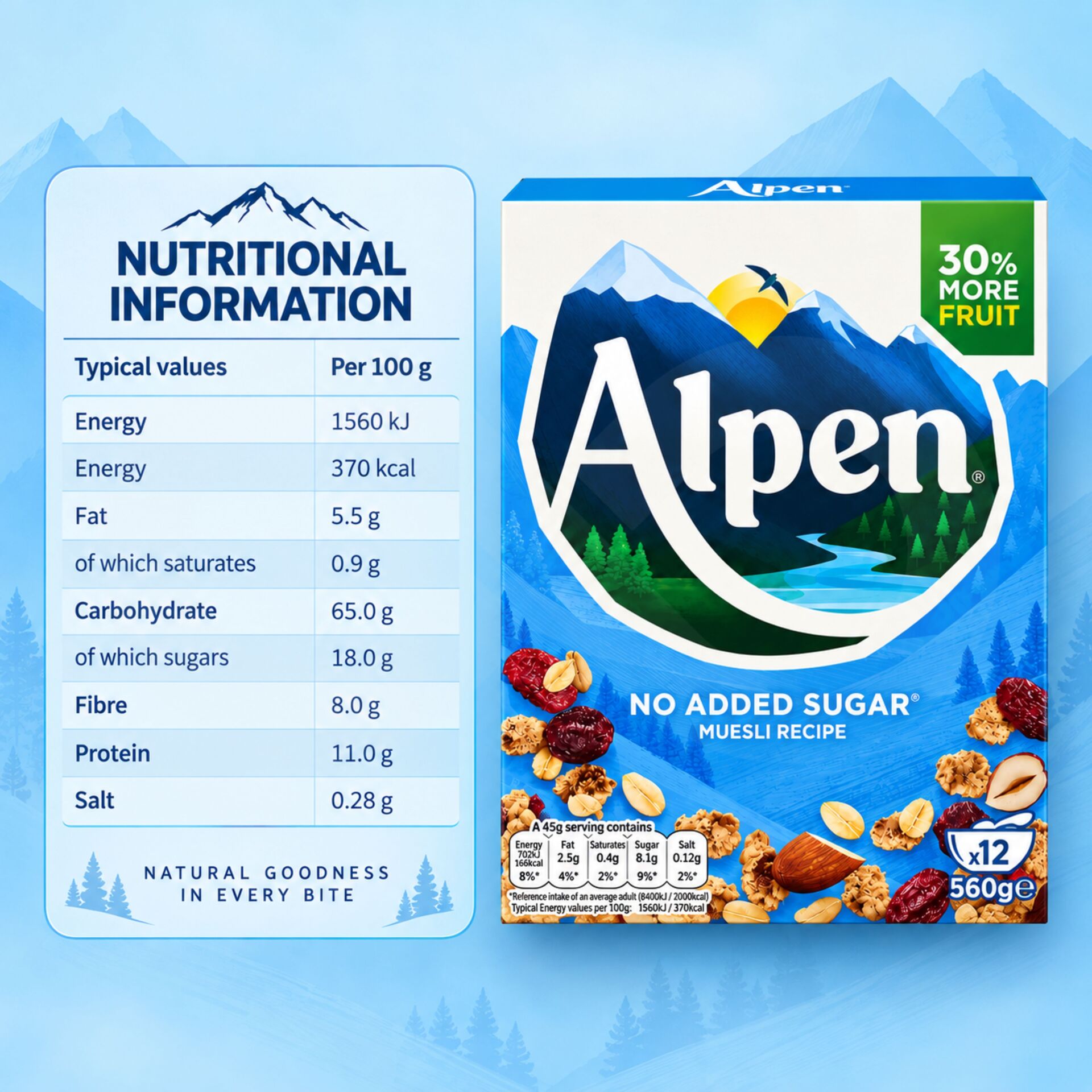 ALPEN® Muesli Original 560gr