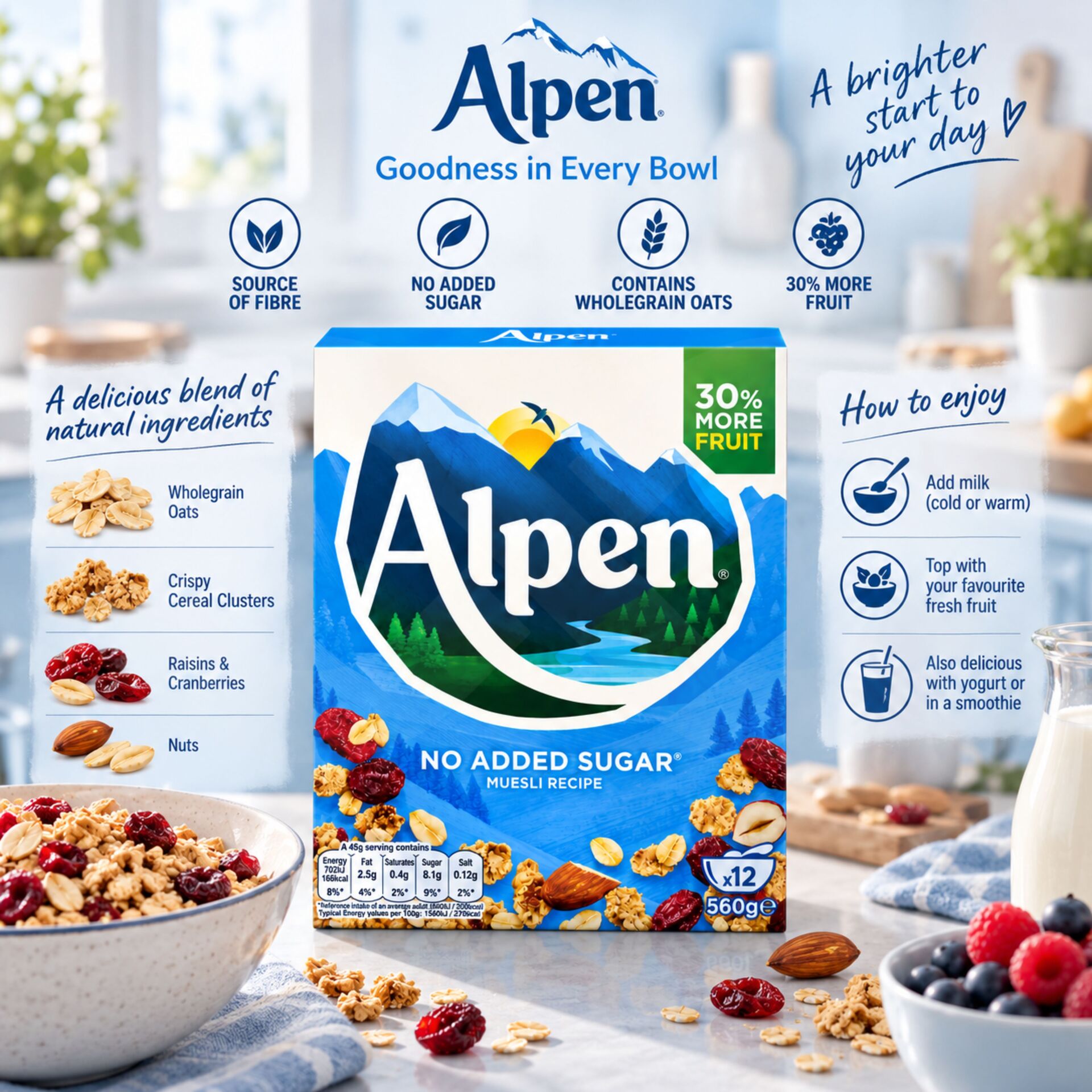 ALPEN® Muesli Original 560gr