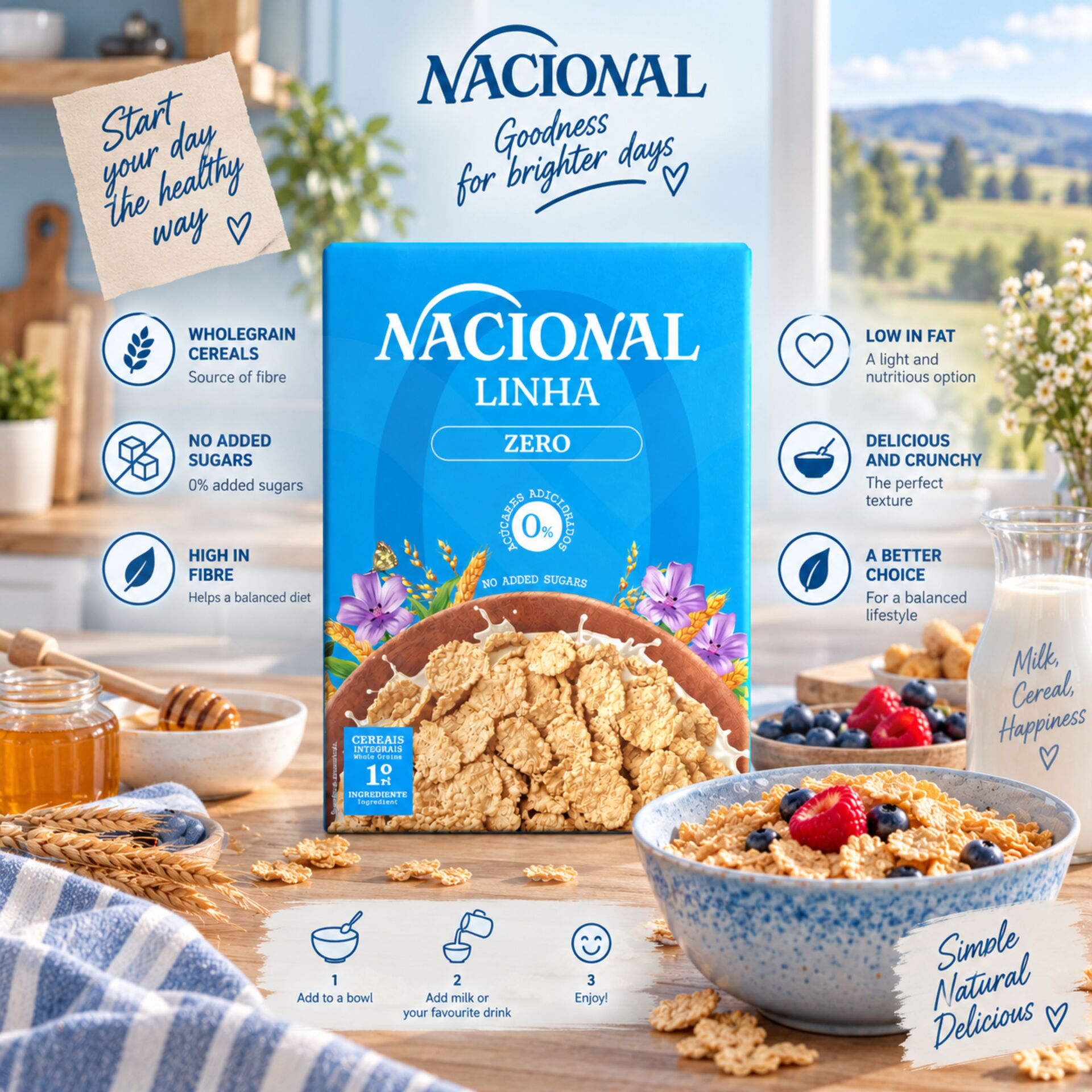 NACIONAL® Cereals Zero Range 300gr