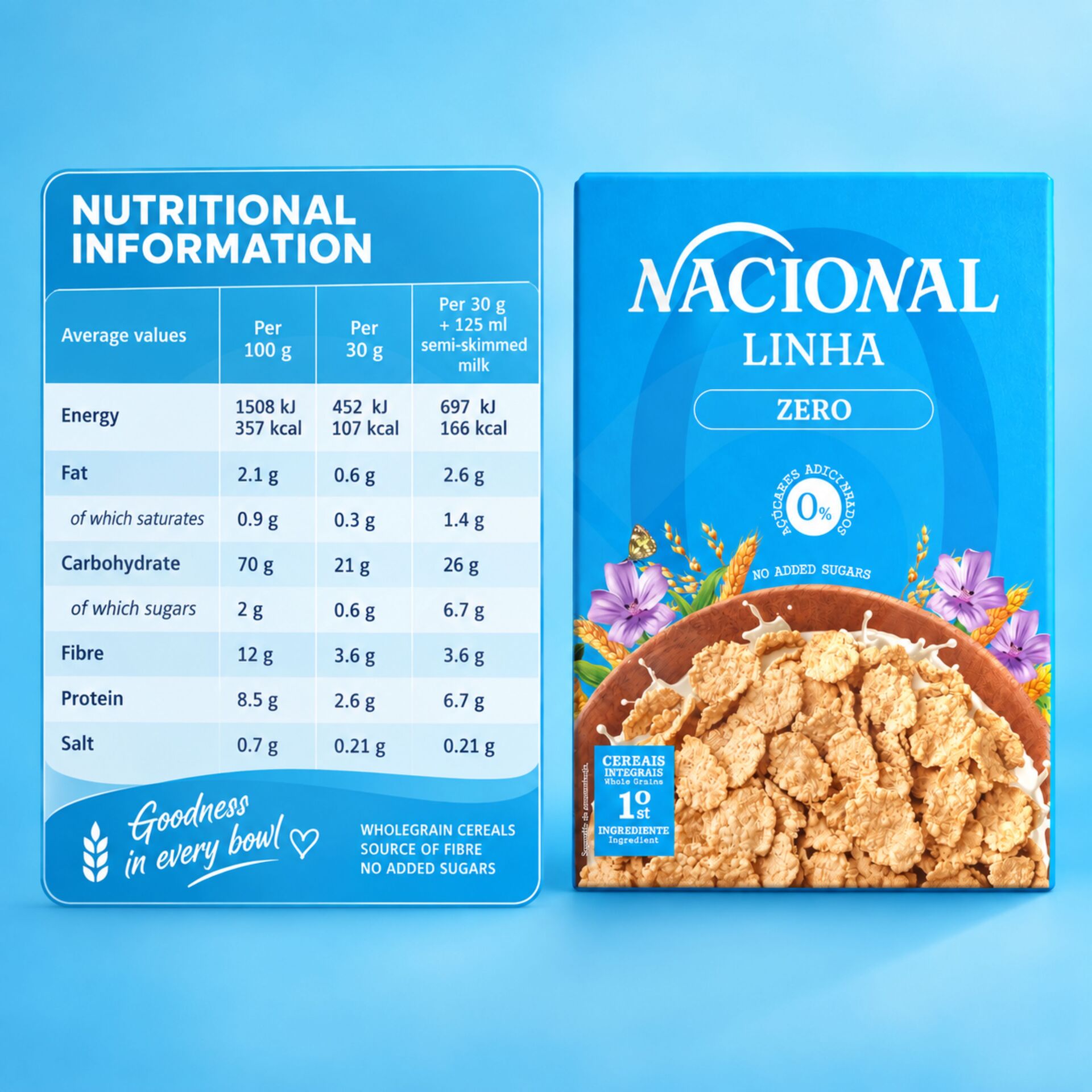 NACIONAL® Cereals Zero Range 300gr